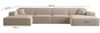 Wohnlandschaft Sofa U-Form CELES PREMIUM in Stoff Artico Grün Bild 2