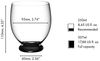 RIEDEL 4900/04B FATTO A MANO Tumbler Grande - SCHWARZ, handgefertigt Bild 2