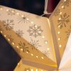 2er Set LED Weihnachtsstern, Gold, D 60 cm Bild 4