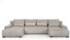 Beautysofa Ecksofa BENNY U, mit Schlaffunktion, mit Bettkasten, viele Farbvarianten Bild 5