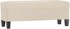 vidaXL Sitzbank Creme 100x35x41 cm Mikrofasergewebe 349469 Bild 2