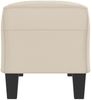 vidaXL Sitzbank Creme 100x35x41 cm Mikrofasergewebe 349469 Bild 4