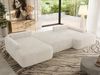 U-förmige Ecke, Ecksofa mit schlaffunktion und bettkasten, lose kissen, Wellenfeder, Big sofa XXL - CUBO U - Beige Cord Bild 3