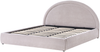 Bett mit Stauraum Chenillegewebe MOUZON 180 x 200 cm Taupe Bild 4