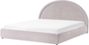 Bett mit Stauraum Chenillegewebe MOUZON 180 x 200 cm Taupe Bild 5