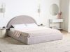 Bett mit Stauraum Chenillegewebe MOUZON 180 x 200 cm Taupe Bild 3