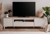 TV-Lowboard Visby in weiß und sand 177 cm Bild 5