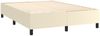 vidaXL Boxspringbett mit Matratze & LED Creme 140x190 cm Kunstleder 3139381 Bild 5