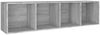 vidaXL Bücherschrank/TV-Schrank Grau Sonoma 36x30x143 cm Holzwerkstoff 815247 Bild 5