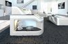 Mini Ecksofa Padua L Form aus Leder - Ledermix - beige-weiß - Rechts Bild 4