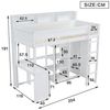 Flieks Hochbett Etagenbett Kinderbett 90x200 cm mit Schreibtisch und Kleiderschrank Bild 4