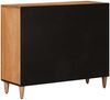 Sideboard, Kommode mit Regal Natur 90 x 33,5 x 75 cm Massivholz Mango Bild 5