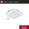 Paulmann 79904 LED Panel Velora Rainbow dynamicRGBW 295x295mm weiß Bild 2