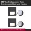 Paulmann 80004 LED Wandeinbauleuchte Tsaro Bewegungsmelder eckig 80x36mm 2700K Schwarz Bild 5