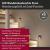 Paulmann 80004 LED Wandeinbauleuchte Tsaro Bewegungsmelder eckig 80x36mm 2700K Schwarz Bild 2