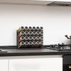 Ophy Gewürzregal 4-stöckiges Gewürzregal aus Metall – wandmontiert oder stehend, 1-tlg, perfekt für Gewürzgläser & -streuer, Küchenregal für Schrank oder Wand Bild 3