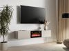 TV-Lowboard Gevto 180 EF mit Elektrischem Kamin (Farbe: Cashmere) Bild 2