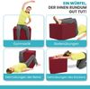 aktivshop Lagerungskissen Stufenlagerungswürfel, Stufenbett, 40x50x50cm Bild 3