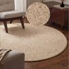 Woll-Optik Teppich Wolly - beige braun - 200 cm Durchmesser Bild 5