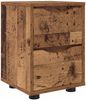 vidaXL Nachttisch Altholz 30,5 x 30 x 43 cm Holzwerkstoff 888813 Bild 2