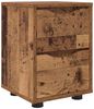 vidaXL Nachttisch Altholz 30,5 x 30 x 43 cm Holzwerkstoff 888813 Bild 2