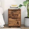 vidaXL Nachttisch Altholz 30,5 x 30 x 43 cm Holzwerkstoff 888813 Bild 4