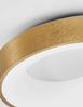 Nova Luce 9353832 RANDO THIN LED Deckenleuchte 38cm 3000K Gold gebürstet dimmbar Bild 4