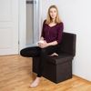Faltbarer Sitzhocker mit Lehne L Bild 2