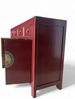 Chinesisches Sideboard Rot Dunkelrot Messingbeschlag vintage schlicht Schrank Kommode Kolonial-Stil Antik-Stil Lowboard asiatisch orientalisch Fernost shabby-chic Landhaus Bild 5