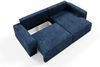 Ecksofa mit Schlaffunktion NATALIA in Stoff Tilia Dunkelblau Ottomane Rechts Bild 4