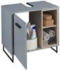 moebel-dich-auf Waschbeckenunterschrank Tours 65 cm Grau/Rahmen Sonoma Bild 3