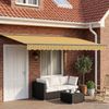 vidaXL Manueller Markisenrahmen mit LEDs Gelb, Grau, Anthrazit 5 x 3 m 3420925 Bild 3