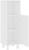 vidaXL Badezimmerschrank Weiß 30 x 30 x 95 cm Spanplatte [802615] Bild 4