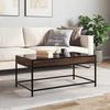 Couchtisch, Sofatisch mit Infinity-LED Braun Eichen-Optik 90x50x41 cm Bild 4