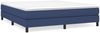 vidaXL Boxspringbett, Stoff, Blau, 160x200 cm Bild 2