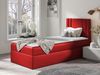 Boxspringbett 'Harlon Mini' rechts, rot 100x200 cm Bild 2