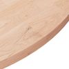vidaXL Runde Tischplatte Ø60x2,5 cm Unbehandeltes Massivholz Eiche 342903 Bild 3