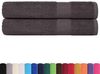 vidaXL Handtücher FROGN 2 Stk. Anthrazit 100x200 cm 360 g/m² 136697 Bild 2