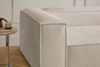 KAWOLA Sofa CARMO Ecksofa Stoff weiß Recamiere rechts 68 x 191 x 306 cm Bild 2