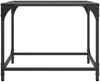vidaXL Couchtisch mit Glasplatte Transparent 50x50x40 cm Stahl 845966 Bild 5