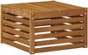 vidaXL Outdoor-Sofagarnitur mit Kissen 5 pcs Natürlich und Hellgrau 3383987 Bild 4