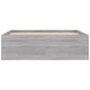vidaXL Bettgestell Grau Sonoma 120x190 cm 3203899 Bild 4