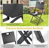 TLGREEN Balkonset Gartentisch- und Stuhlset, Gartenmöbel Set 3-teilige,Klappbar mit 2 Stühle und Tisch Bild 4