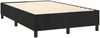 vidaXL Boxspringbett mit Matratze Schwarz 120x190 cm Samt 3270009 Bild 4