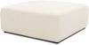DOMO. collection Polsterhocker 800013, Hocker, quadratisch, Modul-Element, Fußhocker, Polsterganitur, 108 x 108 x 42 (BxTxH), natur Bild 2