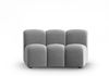 Micadoni Modul Armlos Lupine 1-Sitzer Large Samtstoff Salvador Grau Bild 2