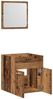 vidaXL 2-tlg. Badmöbel-Set Altholz-Optik Holzwerkstoff 862036 Bild 5
