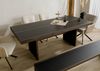 Esstisch Eiche 244x100x76 dunkelbraun lackiert BEAMS #81 Bild 2