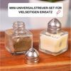 WESTMARK Salz- / Pfefferstreuer Set Mini-Universalstreuer, 2tlg, Fassungsvermögen: je 15 ml Bild 2