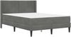 vidaXL Bettgestell mit Matratze Dunkelgrau 120 x 200 cm Samt 3414856 Bild 3